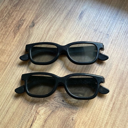 3D γυαλιά μεταχειρισμένα, πακέτο 2 για σινεμά και τηλεόραση