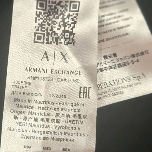 Armani Exchange long dress like new, size M, black