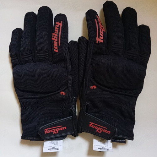 Furygan 4531 Jet All Season Motorcycle Gloves like new, black red, large
