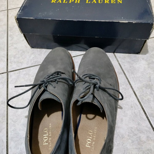 Ralph Lauren Torrington NT grey shoes like new, size 45
