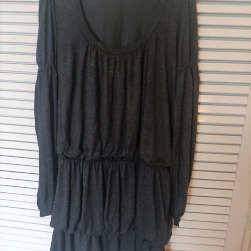 Makis Tselios dress used, dark gray, size L