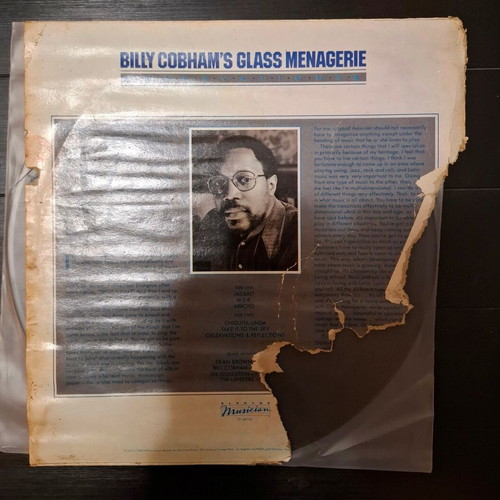 Billy Cobham's Glass Menagerie LP album used, jazz
