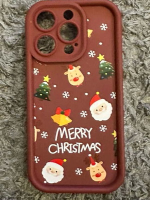 iPhone 14 Pro case like new with Christmas decoration