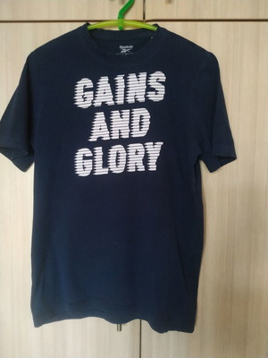 Reebok shirt S used, blue, lightly worn