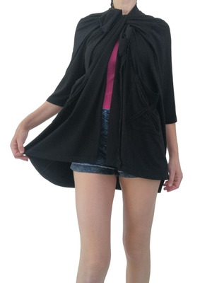 Φλερτ by Φανή Τσακίρη black blouse like new, small-medium