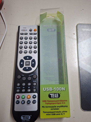 Τηλεχειριστήριο Tele USB-100N για TV καινούργιο