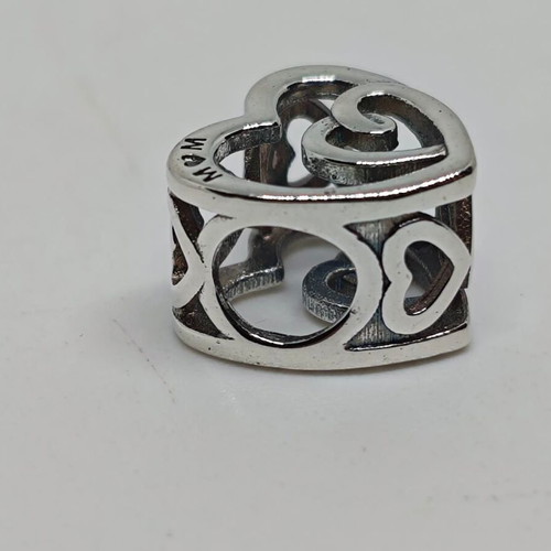 Silver Charm Heart I Love You Forever like new