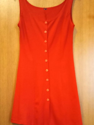 Summer dress red like new, size S/M