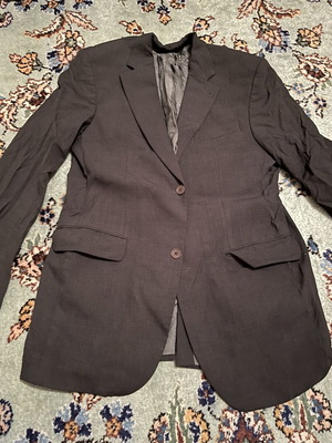 High-Quality Fabric Jacket Large Size Black Like New