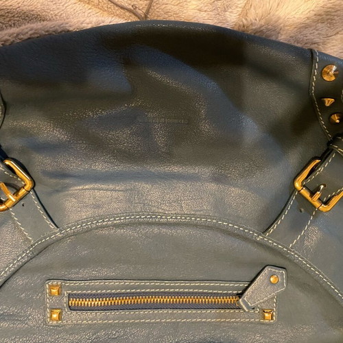 Balmain shoulder bag used, blue