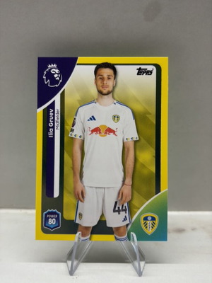 Leeds United Gruev Topps 2025/2026 Premier League Card #333 new