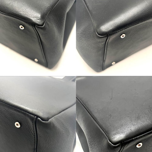 Connolly black leather tote bag used