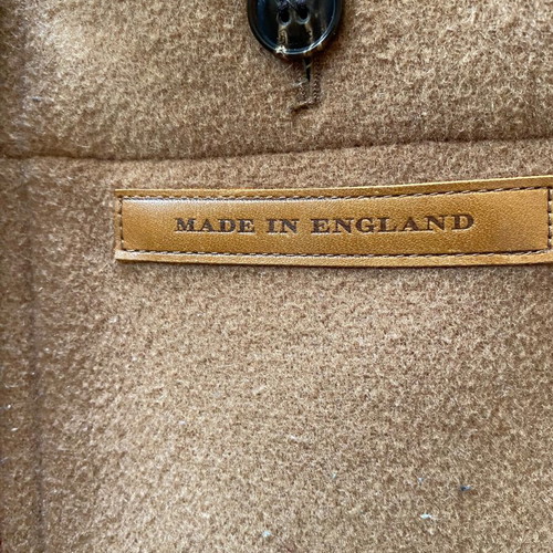Burberry men's coat used, size Small, beige brown