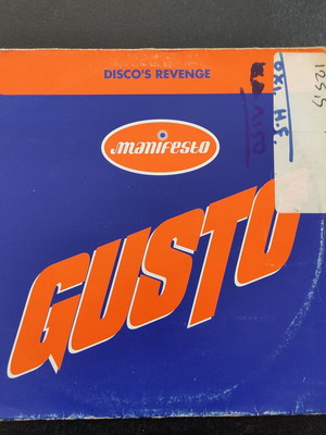 Gusto 12'' maxi single used, Disco’s Revenge, UK 1996