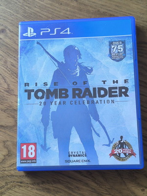 Rise of the Tomb Raider 20 Year Celebration PS4 like new, complete with case and inserts