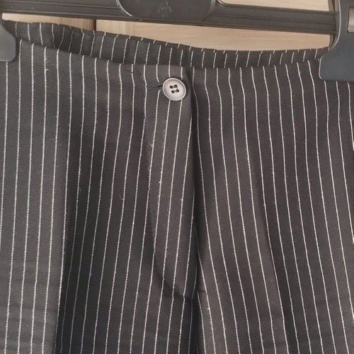 Caramella striped flared women's pants like new, black, size S