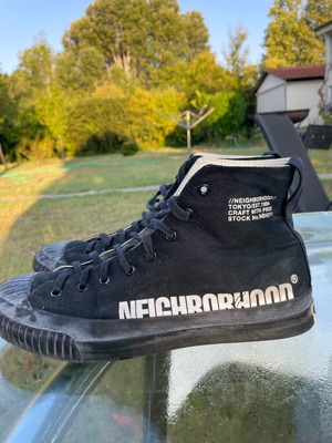 Neighborhood high sneakers like new, size EU 44.5, black