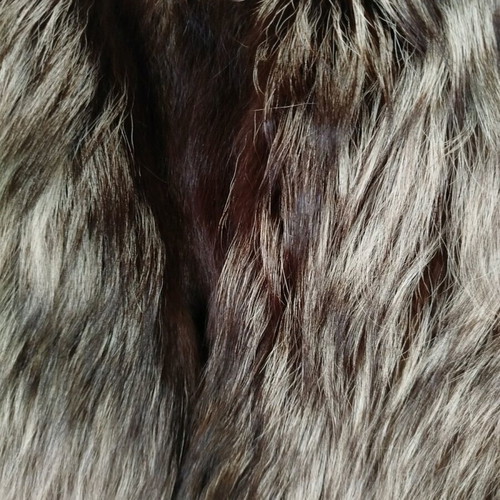 Vintage bolero silver fox fur like new, one size