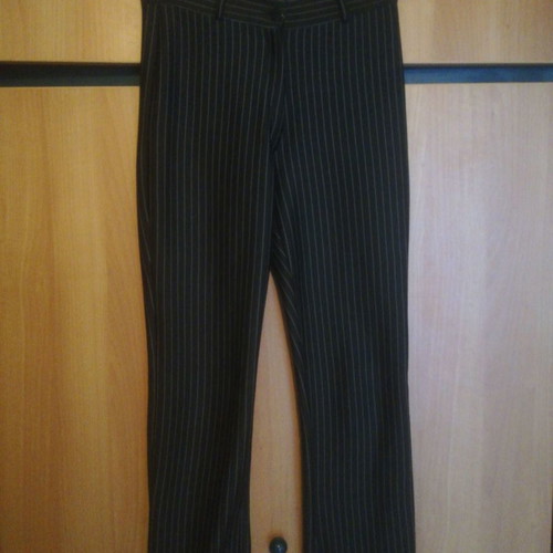 Black elastic pants used, Greek made, size 1
