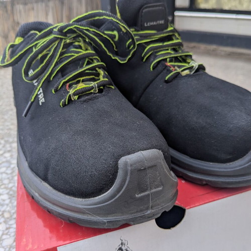 Lemaitre Rage S3 safety shoe, black and green, size 43