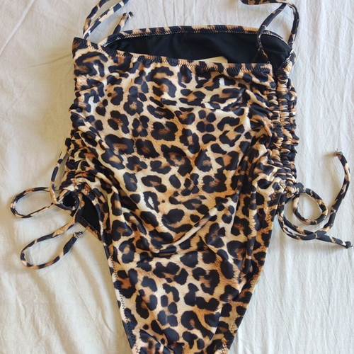 Trendyol Swimsuit Animal Print High Leg Like New, Size M 38 UK 10