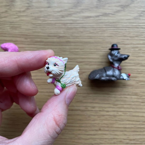 Kinder surprise City dogs figures used, pack of 6