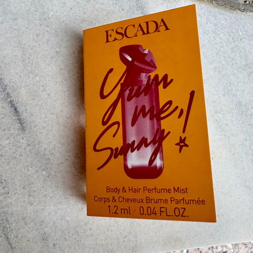 Escada Yum Me, Sunny! Mini Tester Body Mist new, authentic