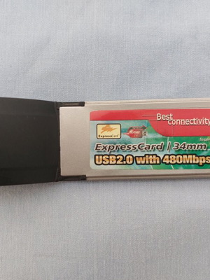 ExpressCard USB 2.0 with 2 ports