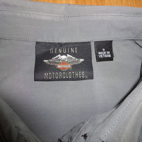 Harley Davidson sleeveless women's blouse gray size S like new