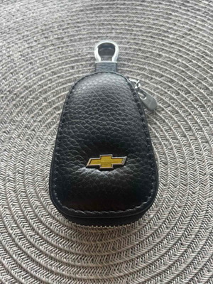 Leather key case with zipper for Chevrolet car key new