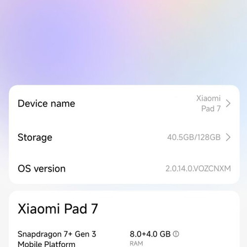 Xiaomi Pad 7 with Original Keyboard Case like new, English version