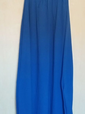 Long blue dress one size used