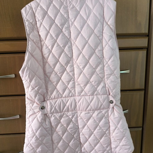 Pink Toi&Moi Vest new, size Small with silver zipper and buttons