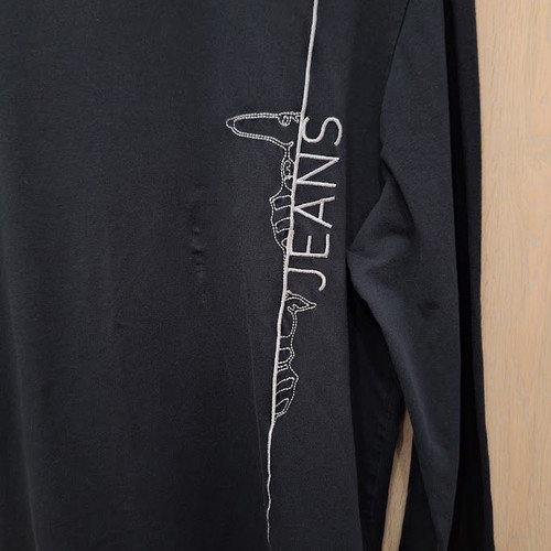 Trussardi Jeans Longsleeve Shirt Size L Like New Black