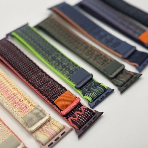 Textile Nylon Recycled Bands for Apple Watch Ultra/SE/11/10/9/7/6/5 new