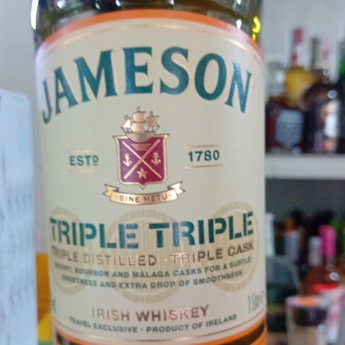 Irish whiskey Jameson Triple Triple 1.0L 40%
