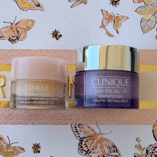 Clinique Moisture Surge and Take The Day Off mini set new