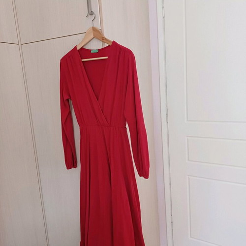 Eclectic Soiree maxi dress red like new
