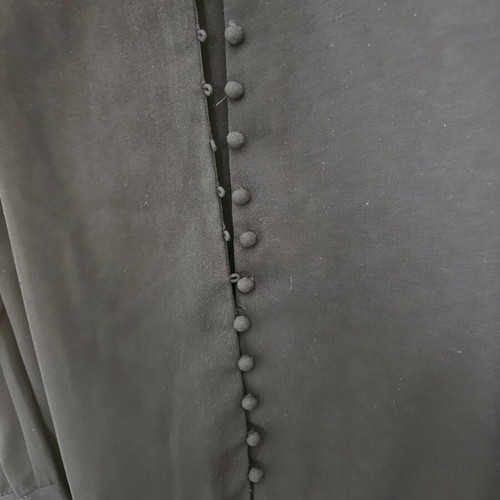 Black shirt with buttons like new, size S