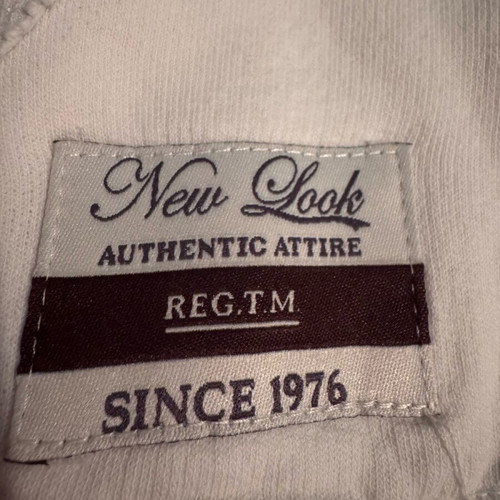 New Look cardigan with hood, like new, size M, white cotton