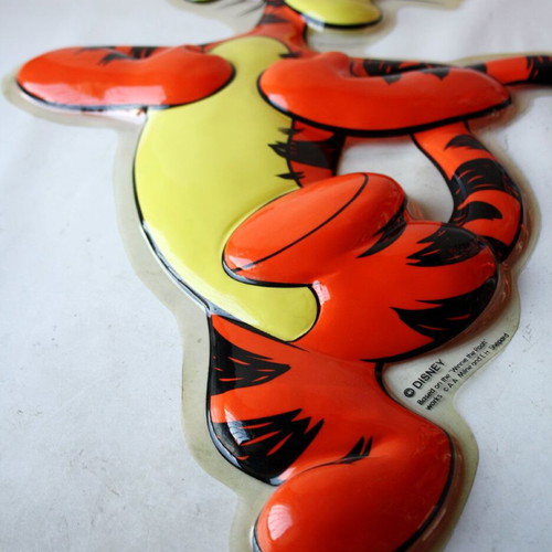 Winnie The Pooh & Tiger Plastic Wall Decorations 2 Pieces 50cm Disney
