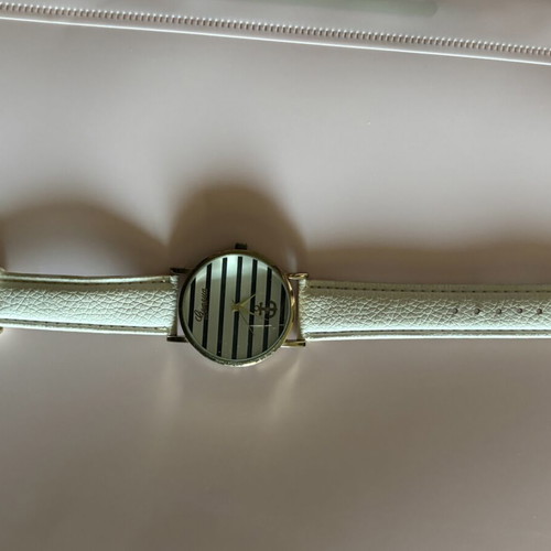 Geneva women's wristwatch nautical style used, anchor design