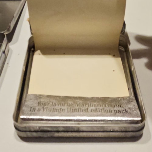 Marlboro Metal Anniversary Boxes like new with packaging case