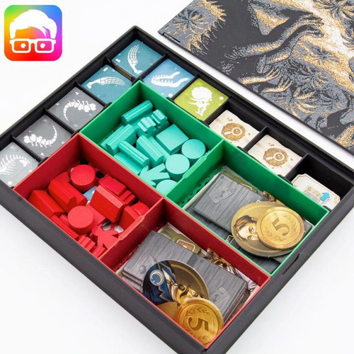 Bone Wars Board Game Organizer 3D Printed for Sleeved Cards