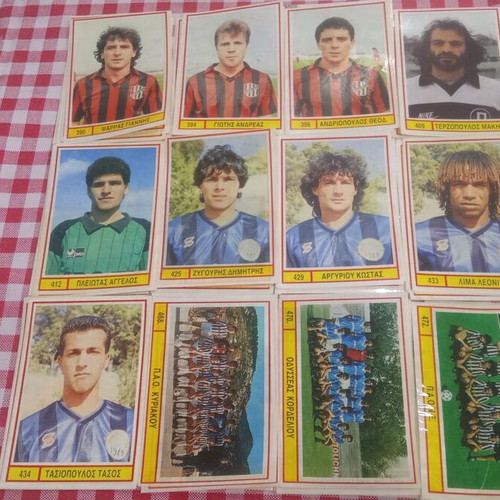 Karouzel stickers used, 1990 collection