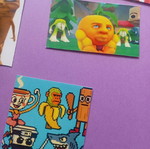Brainrot stickers like new