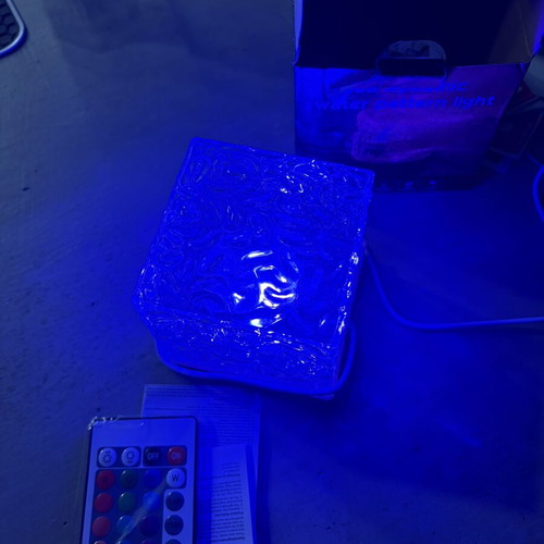 USB Dynamic Water Pattern RGB LED Light with Remote