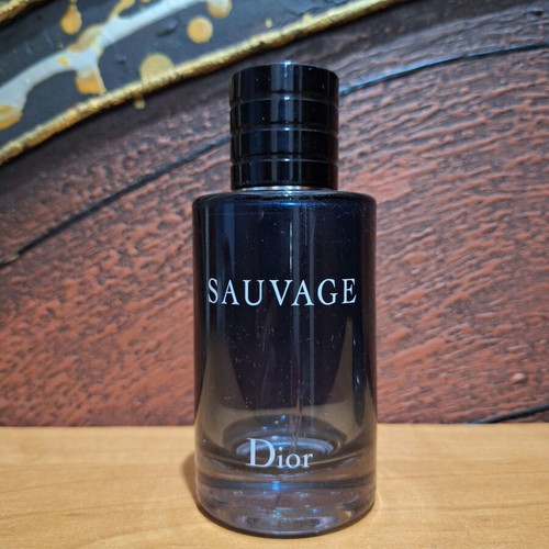 Empty Sauvage Dior cologne bottle like new