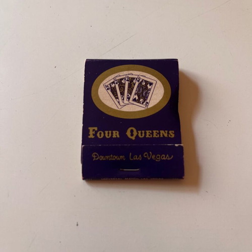 Four Queens Casino & Hotel Las Vegas Vintage Matchbox like new
