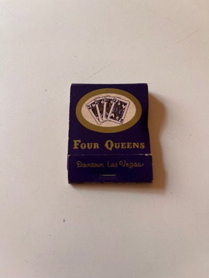 Four Queens Casino & Hotel Las Vegas Vintage Matchbox like new